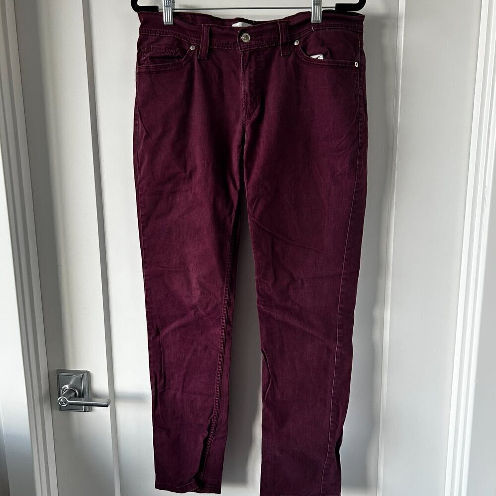 Levi’s 525 Skinny Jeans Burgundy